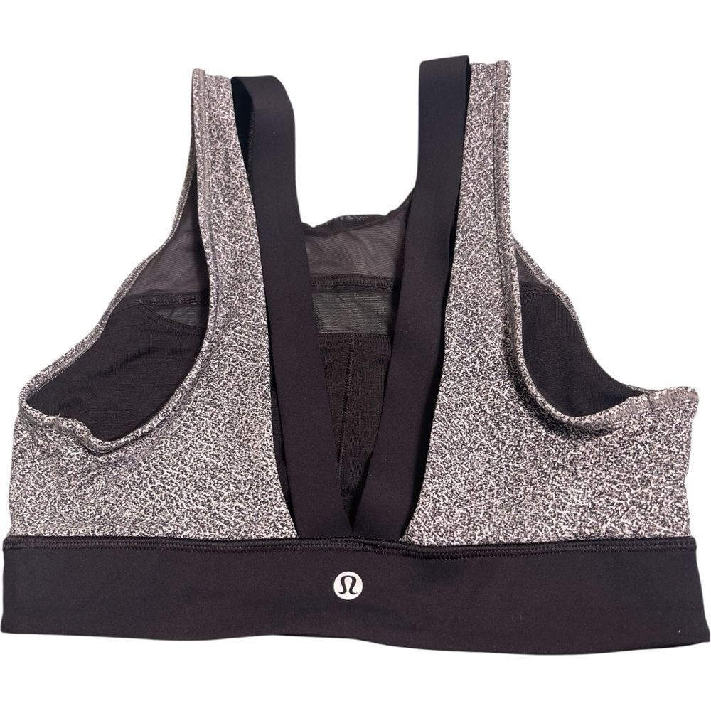 Lululemon Black and Gray Sports Bra